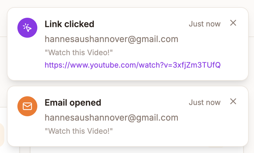 Track Opens & Clicks